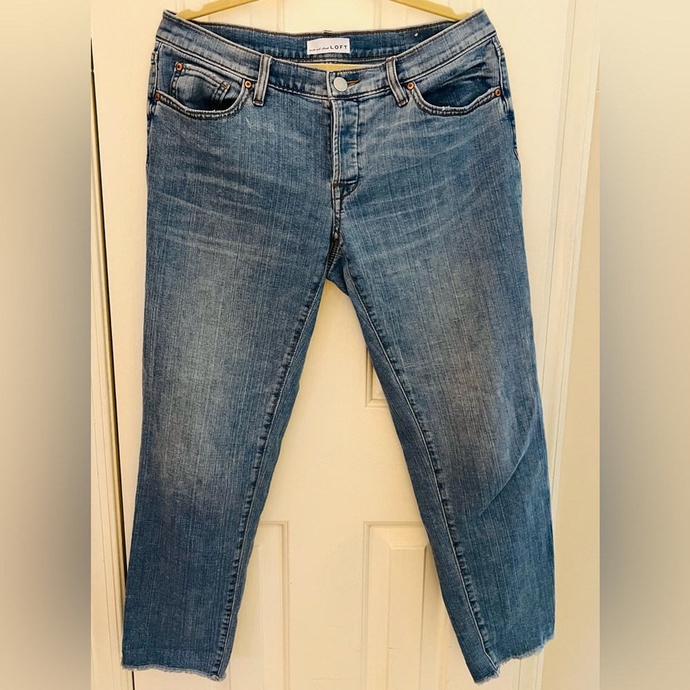 LOFT Light Blue Boyfriend Jeans